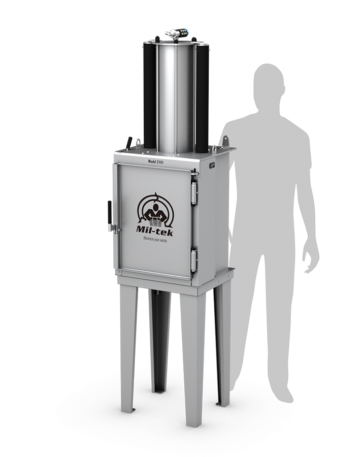 Miltek 2101S Stainless Steel Can Crusher