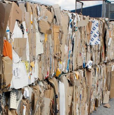 How do you prepare cardboard for recycling?
