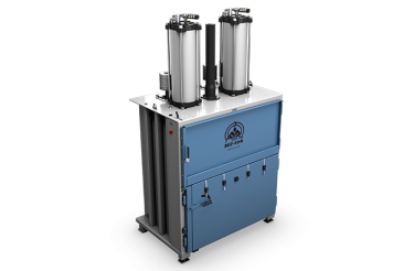 Pneumatic cardboard and plastic baler A509