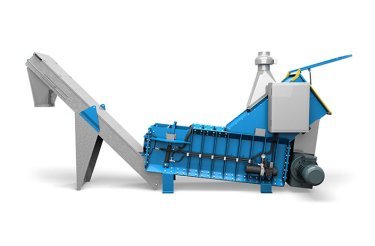 blue insulation compactor IC60 on white background