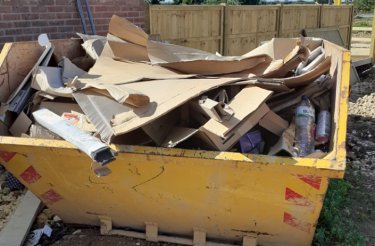 container with cardboard