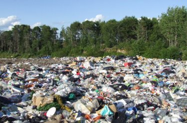 soft plastic in landfill