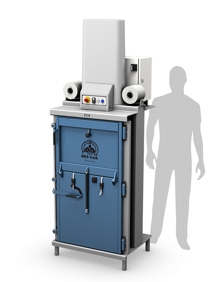 E119 Cardboard & Plastic Baler