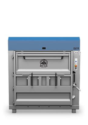 E619 Baler for cardboard