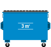 3m³ bin