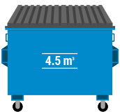 4.5m³ bin