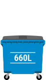 660L bin