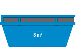 8m³ bin